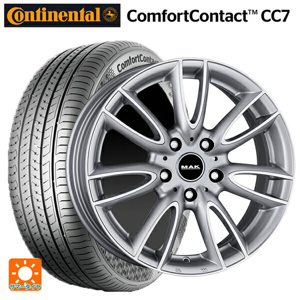 ミニ ミニ(F55/F56)用 175/65R15 84H コンチネンタル コンフォートコンタクト CC7 正規品 阿部商会 マック ジャッキー シルバー 新品サマータイヤホイール 4本セット