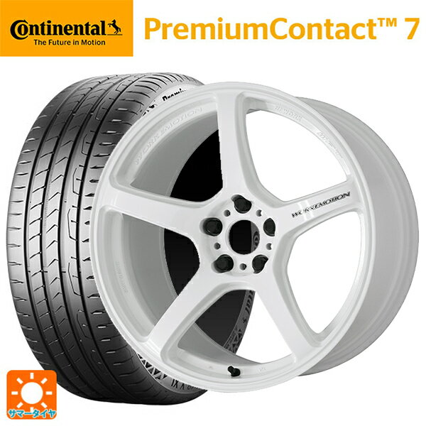ホンダ ZR-V(RZ4)用 225/55R18 98V コンチネンタル プレミアムコンタクト 7 正規品 ワーク エモーション T5R ICW 新品サマータイヤホイール 4本セット