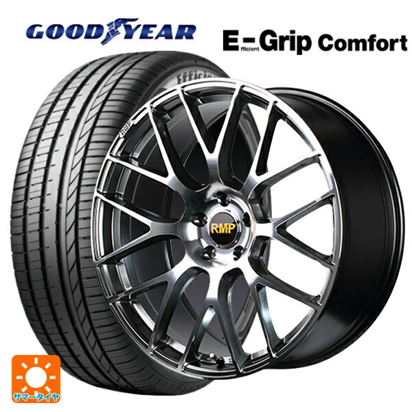 【6/22 20時〜 全品P5倍＆クーポン】アウディ S5(F5系)用 245/40R18 97W XL グッドイヤー エフィシェントグリップ コンフォート # エムアイディー MID エクスクルーシブ 028F ハイパーメタルコートミラーカット 新品サマータイヤホイール 4本セット