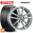 メルセデスベンツ Cクラス(W205)用 225/55R16 99W XL ピレリ パワジー 正規品 マック ブレーメン シルバー 新品サマータイヤホイール 4本セット