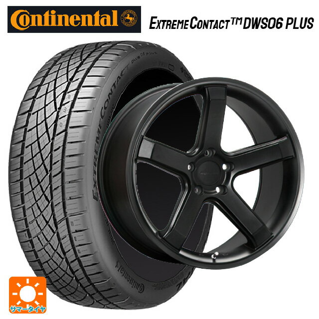 2023年製 225/40R19 93Y XL コンチネンタル エクストリームコンタクト DWS06プラス # 正規品 エムエルジェイ ハイペリオン CVS1.5 Half Gloss Black 19-8.5J 国産車用 サマータイヤホイール4本セット