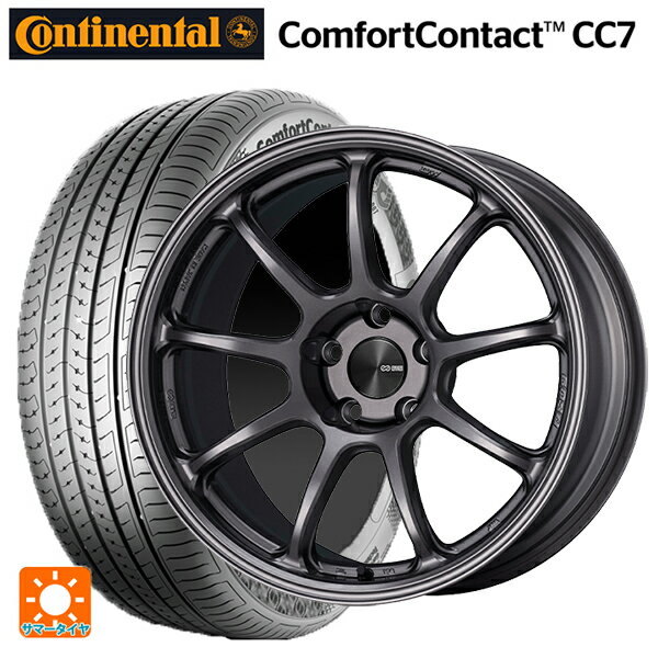 215/60R16 95V コンチネンタル コンフォートコンタクト CC7 正規品 エンケイ パフォーマンスライン PF09 DS 16-6.5J 国産車用 サマータイヤホイール4本セット