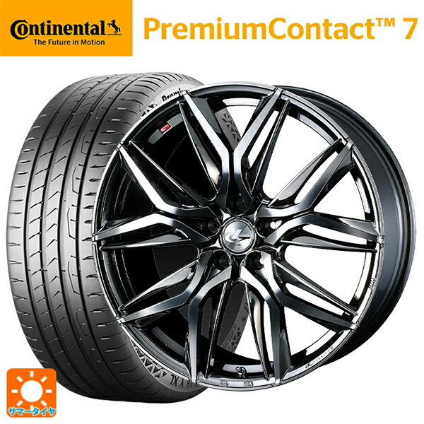 トヨタ プリウス(60系)用 225/45R19 96Y XL コンチネンタル プレミアムコンタクト 7 正規品 ウェッズ レオニス LM BMCMC 新品サマータイヤホイール 4本セット
