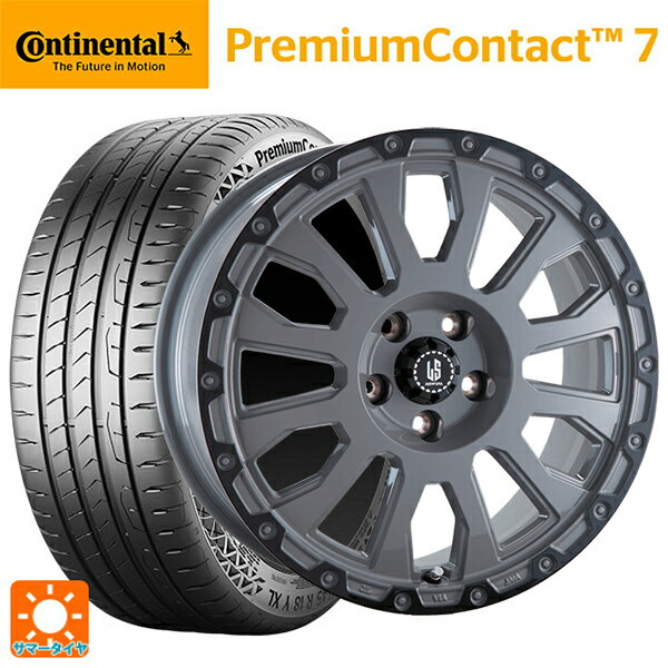 【6/15〜16限定 全品P5倍＆クーポン】225/45R18 95Y XL コンチネンタル プレミアムコンタクト 7 正規品 阿部商会 ラ・ストラーダ アベンチュラ SGAR 18-8J 国産車用 サマータイヤホイール4本セット