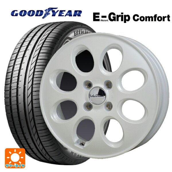 【6/22 20時〜 全品P5倍＆クーポン】165/55R14 72V グッドイヤー エフィシェントグリップ コンフォート ホットスタッフ ララパーム オーバル PW 14-4.5J 国産車用 サマータイヤホイール4本セット
