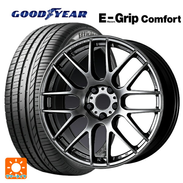 【6/15〜16限定 全品P5倍＆クーポン】215/45R17 91W XL グッドイヤー エフィシェントグリップ コンフォート # ワーク エモーション M8R GTK 17-7J 国産車用 サマータイヤホイール4本セット