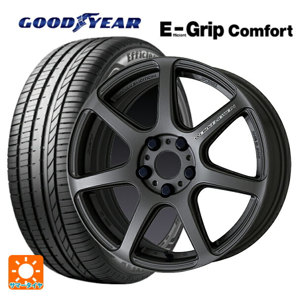 165/55R15 75V グッドイヤー エフィシェントグリップ コンフォート # ワーク エモーション T7R MGM 15-5J 国産車用 サマータイヤホイール4本セット