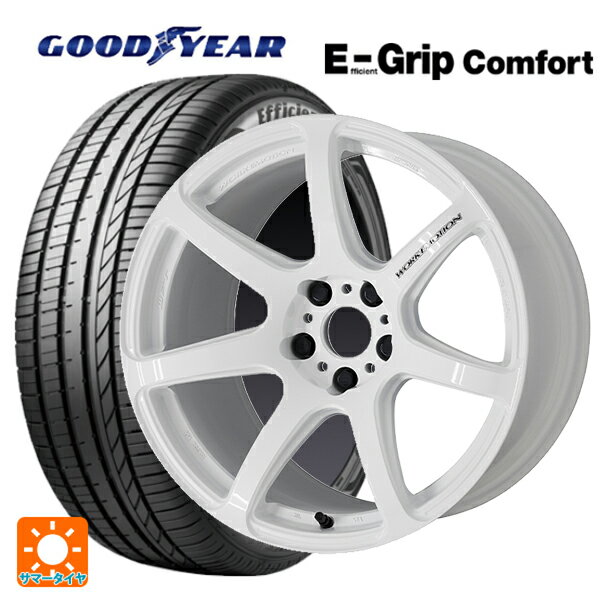 165/50R15 73V グッドイヤー エフィシェントグリップ コンフォート ワーク エモーション T7R WHT 15-5J 国産車用 サマータイヤホイール4本セット