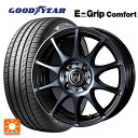 【5/3〜5/6 最大3万円OFFクーポン】185/60R15 84H グッドイヤー エフィシェントグリップ コンフォート ウェッズ ライツレー KC BKP 15-5.5J 国産車用 サマータイヤホイール4本セット(2)