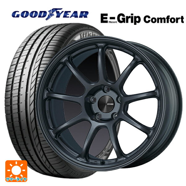 スバル レヴォーグ(VN系)用 245/40R18 97W XL グッドイヤー エフィシェントグリップ コンフォート パフォーマンスライン PF09 MDG 新品サマータイヤホイール 4本セット