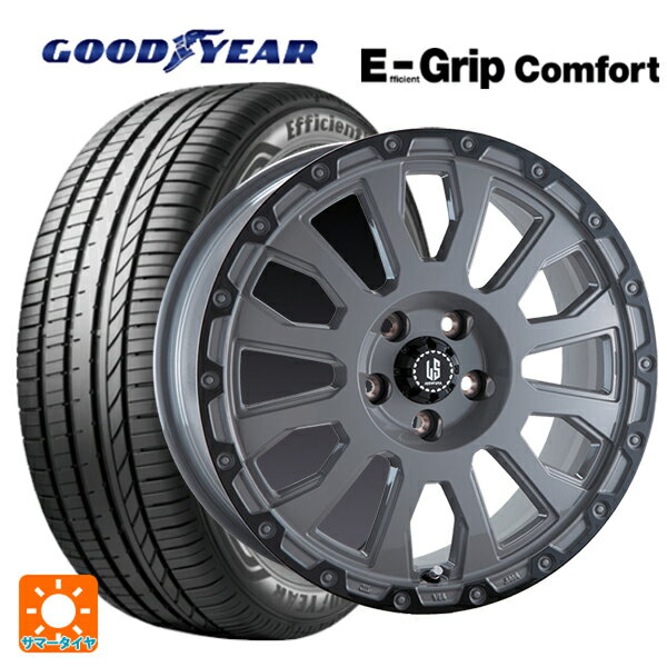 【最大3万円OFFクーポン 5/16 1:59迄】245/45R18 100W XL グッドイヤー エフィシェントグリップ コンフォート 阿部商会 ラ・ストラーダ アベンチュラ SGAR 18-8J 国産車用 サマータイヤホイール4本セット