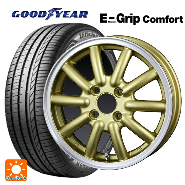 【6/22 20時〜 全品P5倍＆クーポン】165/55R14 72V グッドイヤー エフィシェントグリップ コンフォート ドゥオール フェニーチェ RX1 GDPO 14-4.5J 国産車用 サマータイヤホイール4本セット