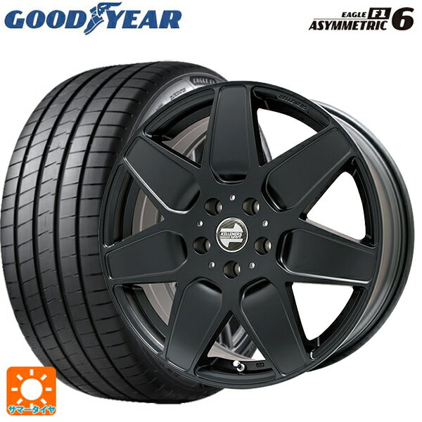 【6/15〜16限定 全品P5倍＆クーポン】ミニ ミニクラブマン(F54)用 225/45R17 94Y XL グッドイヤー イーグル F1 アシメトリック6 # ケレナーズ エムセブン マットブラック 新品サマータイヤホイール 4本セット