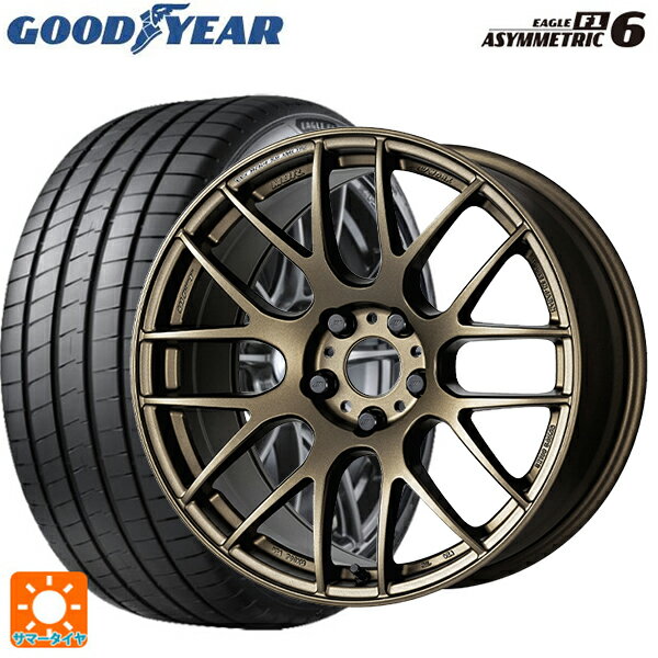 【6/15〜16限定 全品P5倍＆クーポン】225/40R19 93Y XL グッドイヤー イーグル F1 アシメトリック6 # ワーク エモーション M8R AHG 19-8.5J 国産車用 サマータイヤホイール4本セット
