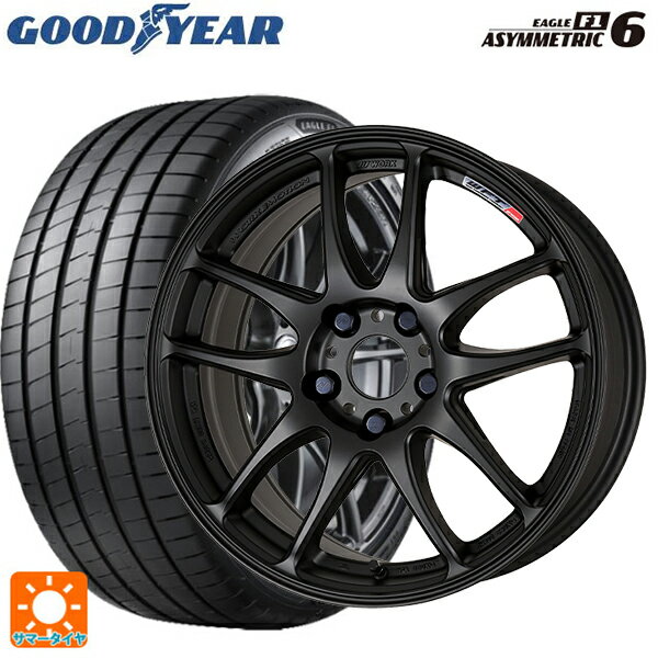 225/40R18 92Y XL グッドイヤー イーグル F1 アシメトリック6 ワーク エモーション CR極 MBL 18-7.5J 国産車用 サマータイヤホイール4本セット