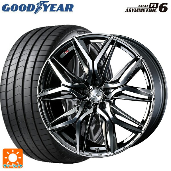 215/45R17 91Y XL グッドイヤー イーグル F1 アシメトリック6 ウェッズ レオニス LM BMCMC 17-7J 国産車用 サマータイヤホイール4本セット