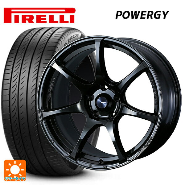 【6/22 20時〜 全品P5倍＆クーポン】195/55R15 85V ピレリ パワジー 正規品 ウェッズ ウェッズスポーツ SA75R HBC2 15-6J 国産車用 サマータイヤホイール4本セット