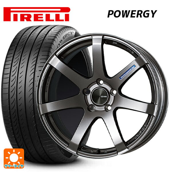 【6/22 20時〜 全品P5倍＆クーポン】225/40R19 93Y XL ピレリ パワジー 正規品 エンケイ パフォーマンスライン PF07 DS 19-8J 国産車用 サマータイヤホイール4本セット