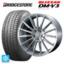 225/55R19 99Q ブリヂストン ブリザック DM-V3 正規品 ウェッズ エフゼロ FZ-4 BRUSHED 19-8J 国産車用 スタッドレスタイヤホイール4本セット