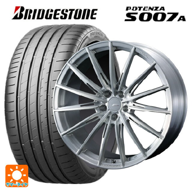 【6/15〜16限定 全品P5倍＆クーポン】235/45R18 98Y XL ブリヂストン ポテンザ S007A 正規品 ウェッズ エフゼロ FZ-4 BRUSHED 18-8J 国産車用 サマータイヤホイール4本セット