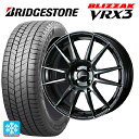 175/55R15 77Q ブリヂストン ブリザック VRX3 正規品 ウェッズ ウェッズスポーツ SA62R WBC 15-6J 国産車用 スタッドレスタイヤホイール4本セット