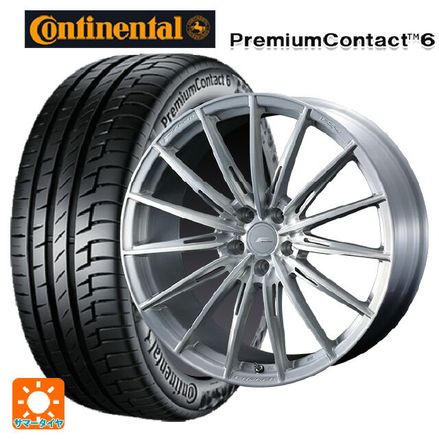トヨタ GRヤリス(PA系)用 225/40R18 92W XL コンチネンタル プレミアムコンタクト 6 正規品 ウェッズ エフゼロ FZ-4 BRUSHED 新品サマータイヤホイール 4本セット