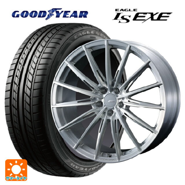 スバル レヴォーグ(VN系)用 245/40R18 97W XL グッドイヤー イーグル LS EXE # エフゼロ FZ-4 BRUSHED 新品サマータイヤホイール 4本セット