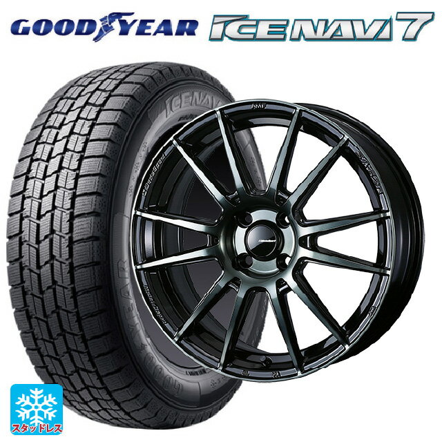 【6/15〜16限定 全品P5倍＆クーポン】165/55R15 75Q グッドイヤー アイスナビ7(数量限定) ウェッズ ウェッズスポーツ SA62R WBC 15-5J 国産車用 スタッドレスタイヤホイール4本セット
