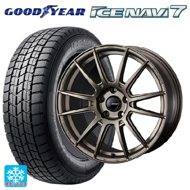 【6/15〜16限定 全品P5倍＆クーポン】トヨタ アルファード(30系)用 225/60R17 99Q グッドイヤー アイスナビ7(数量限定) ウェッズ ウェッズスポーツ SA62R EJ-BRONZE2 新品スタッドレスタイヤホイール 4本セット