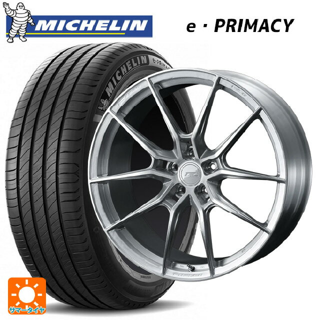 【6/22 20時〜 全品P5倍＆クーポン】トヨタ GRヤリス(PA系)用 235/40R18 95W XL ミシュラン Eプライマシー 正規品 ウェッズ エフゼロ FZ-6 ブラッシュド 新品サマータイヤホイール 4本セット