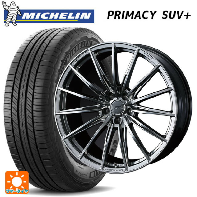 【6/15〜16限定 全品P5倍＆クーポン】トヨタ ハリアー(80系)用 225/55R19 99V ミシュラン 正規品 プライマシー SUVプラス ウェッズ エフゼロ FZ-4 DIAMOND BLACK 新品サマータイヤホイール 4本セット