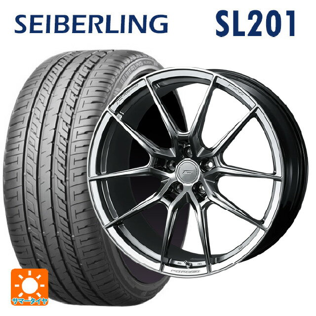 【6/11 1:59迄 全品ポイント5倍】215/45R18 89W セイバーリング セイバーリング SL201(ブリヂストン工場生産） ウェッズ エフゼロ FZ-6 ダイヤモンドブラック 18-8.5J 国産車用 サマータイヤホイール4本セット