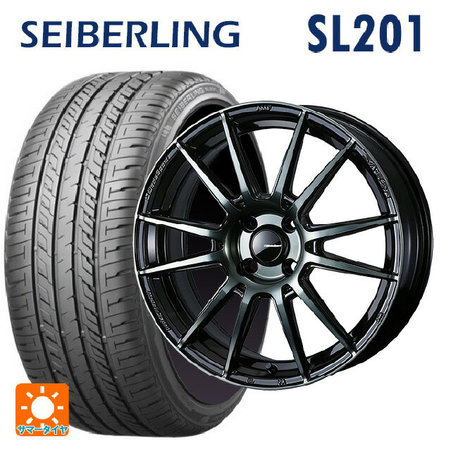 【6/11 1:59迄 全品ポイント5倍】165/50R16 75V セイバーリング セイバーリング SL201(ブリヂストン工場生産） ウェッズ ウェッズスポーツ SA62R WBC 16-5J 国産車用 サマータイヤホイール4本セット