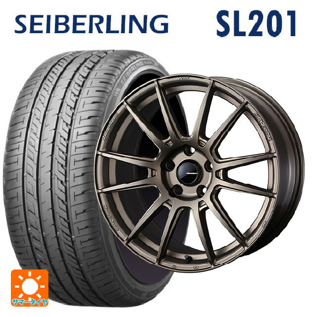 235/45R17 94W セイバーリング セイバーリング SL201(ブリヂストン工場生産） ウェッズ ウェッズスポーツ SA62R EJ-BRONZE2 17-7.5J 国産車用 サマータイヤホイール4本セット