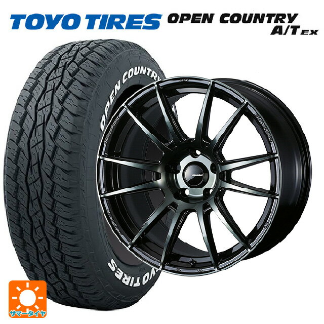 【5/9 20時〜 最大3万円OFFクーポン】235/60R18 103H トーヨー オープンカントリー A/T EX ホワイトレター ＃ ウェッズ ウェッズスポーツ SA62R WBC 18-7.5J 国産車用 サマータイヤホイール4本セット