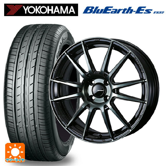 【5/9 20時〜 最大3万円OFFクーポン】175/55R15 77V ヨコハマ ブルーアースEs ES32 ウェッズ ウェッズスポーツ SA62R WBC 15-6J 国産車用 サマータイヤホイール4本セット