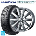 【10/17 23:59迄 最大3万円OFFクーポン】145/80R13 75Q グッドイヤー アイスナビ7(数量限定) # ウェッズ ジョーカー スピリッツ シルバー 13-4J 国産車用 スタッドレスタイヤホイール4本セット