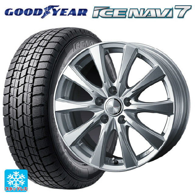 スバル レヴォーグ(VN系)用 215/50R17 91Q グッドイヤー アイスナビ7(限定) # ジョーカー スピリッツ シルバー 新品スタッドレスタイヤホイール 4本セット