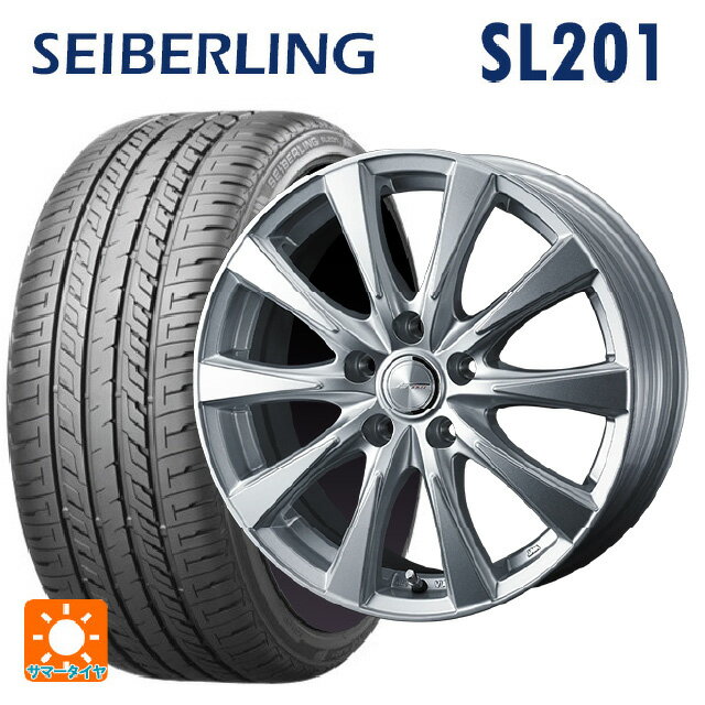 【6/22 20時〜 全品P5倍＆クーポン】215/60R16 95H セイバーリング セイバーリング SL201(ブリヂストン工場生産） ウェッズ ジョーカー スピリッツ シルバー 16-6.5J 国産車用 サマータイヤホイール4本セット
