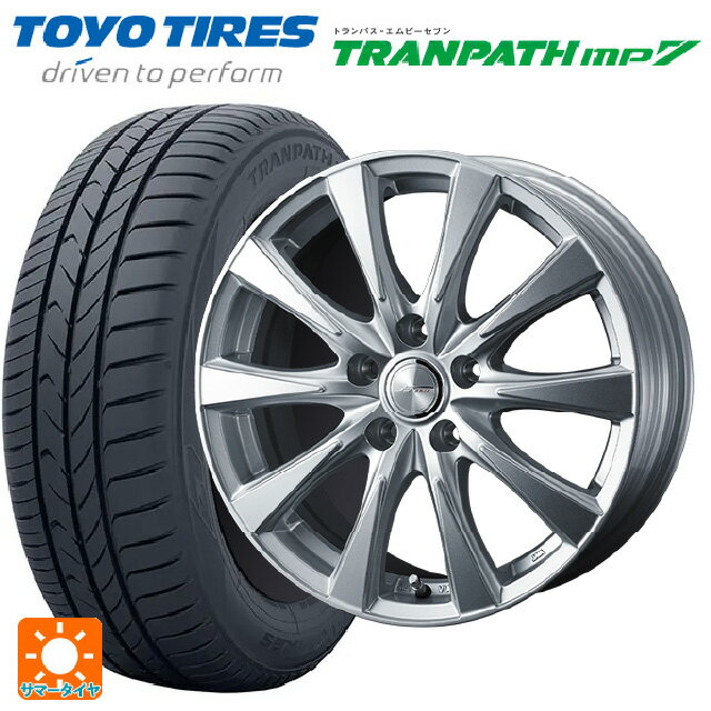 【6/22 20時〜 全品P5倍＆クーポン】205/65R16 95H トーヨー トランパス MP7 ウェッズ ジョーカー スピリッツ シルバー 16-6.5J 国産車用 サマータイヤホイール4本セット