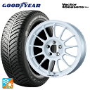 205/55R16 91H グッドイヤー ベクターフォーシーズンズ ハイブリッド エンケイ エンケイスポーツ RC-T5 White 16-6.5J 国産車用 オールシーズンタイヤホイール4本セット