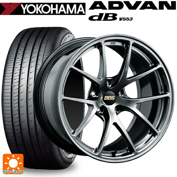 【6/11 1:59迄 全品ポイント5倍】ホンダ シビック タイプR(FL5)用 245/40R18 97Y XL ヨコハマ アドバンデシベル V553 正規品 BBS RI-A DB 新品サマータイヤホイール 4本セット