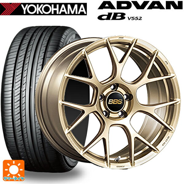 【6/22 20時〜 全品P5倍＆クーポン】レクサス NX(20系)用 235/60R18 107W XL ヨコハマ アドバンデシベル V552 for SUV 正規品 BBS RE-V7 GL 新品サマータイヤホイール 4本セット