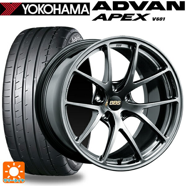 245/40R18 97Y XL ヨコハマ アドバン アペックス V601 BBS RI-A DB 18-8J 国産車用 サマータイヤホイール4本セット