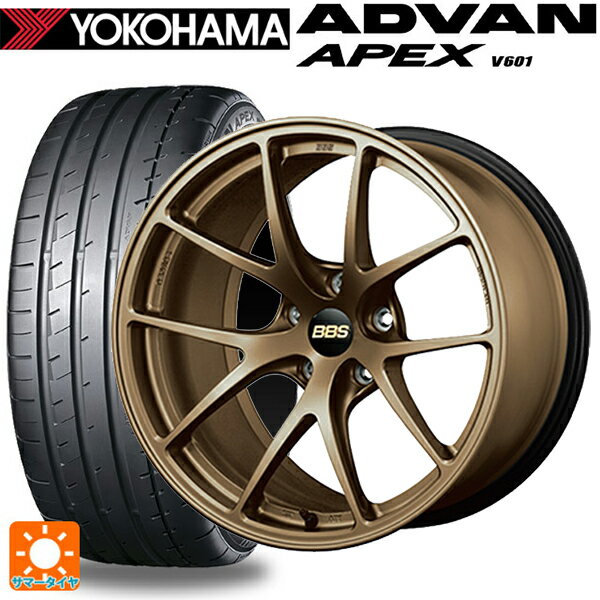トヨタ GRヤリス(PA系)用 235/40R18 91W ヨコハマ アドバン アペックス V601 正規品 BBS RI-A MBZ 新品サマータイヤホイール 4本セット