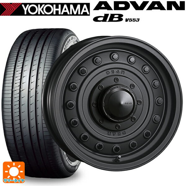 【6/15〜16限定 全品P5倍＆クーポン】ルノー カングー(KFK系)用 205/60R16 92V ヨコハマ アドバンデシベル V553 正規品 クリムソン ディーン コロラド マットチャコールブラック 新品サマータイヤホイール 4本セット