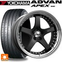 245/40R18 97Y XL ヨコハマ アドバン アペックス V601 タナベ SSR プロフェッサー SP4 フラットブラック 18-8J 国産車用 サマータイヤホイール4本セット