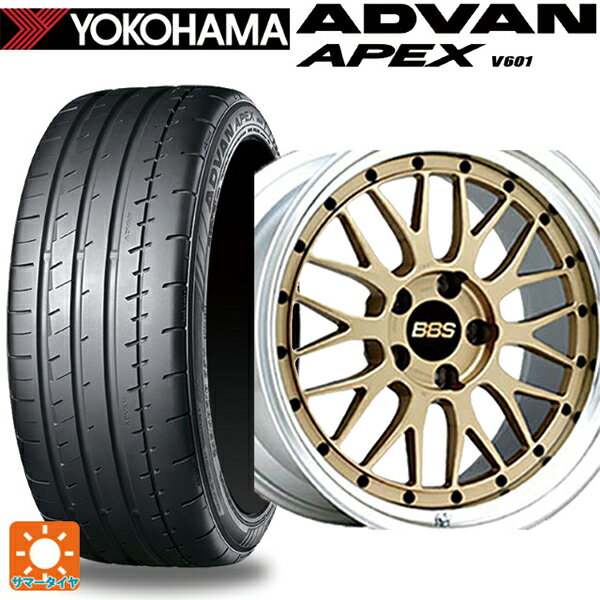 【3/20〜 最大3万円OFFクーポン】トヨタ アルファード(30系)用 235/50R18 101Y XL ヨコハマ アドバン アペックス V601 正規品 BBS LM GL-SLD 新品サマータイヤホイール 4本セット