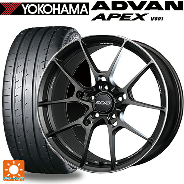 225/40R19 93Y XL ヨコハマ アドバン アペックス V601 正規品 レイズ ボルクレーシング G025 MK 19-8J 国産車用 サマータイヤホイール4本セット