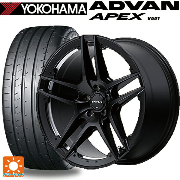 【6/11 1:59迄 全品ポイント5倍】225/40R19 93Y XL ヨコハマ アドバン アペックス V601 正規品 エムアイディー MTW TW025 SBK 19-7.5J 国産車用 サマータイヤホイール4本セット